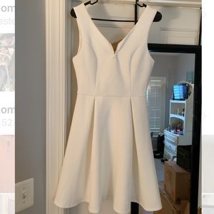 A beautiful white dress from Francesca’s